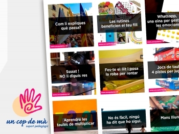 Creación Instagram de Un Cop de Mà :: Suport Pedagògic