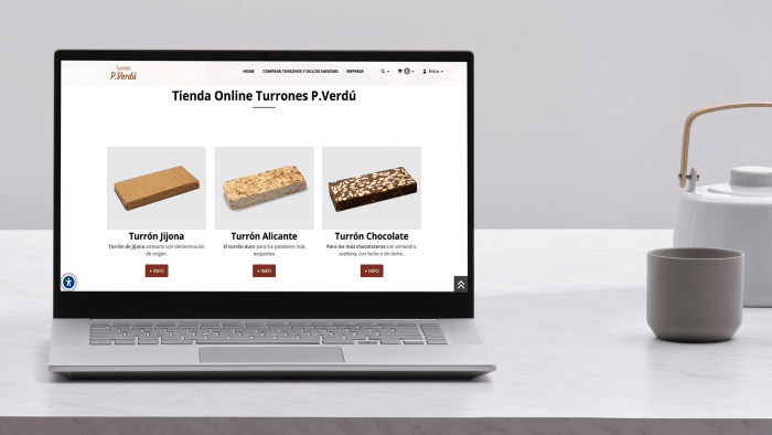 Auténtico turrón de Jijona, a solo un clic de distancia